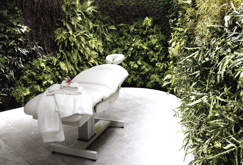 The 'VIP' treatment room at Qantas' Sydney First Lounge spa.